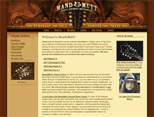 Tablet Screenshot of mandomutt.com